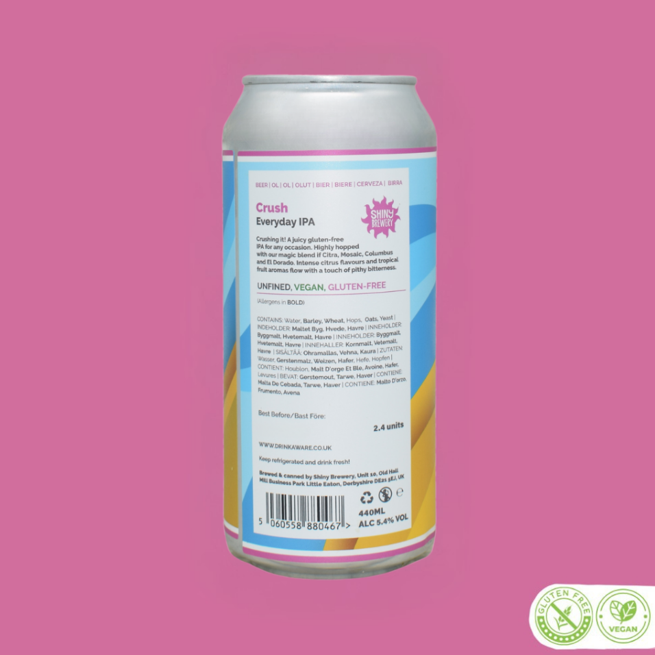Crush – Gluten Free Everyday IPA 5.4%