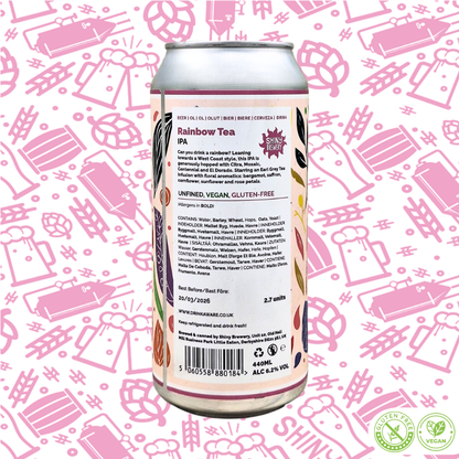 Rainbow Tea – Gluten Free IPA 6.2%