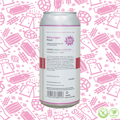 Shiny Lager - Gluten Free Pilsner 4.5%