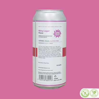 Shiny Lager - Gluten Free Pilsner 4.5%